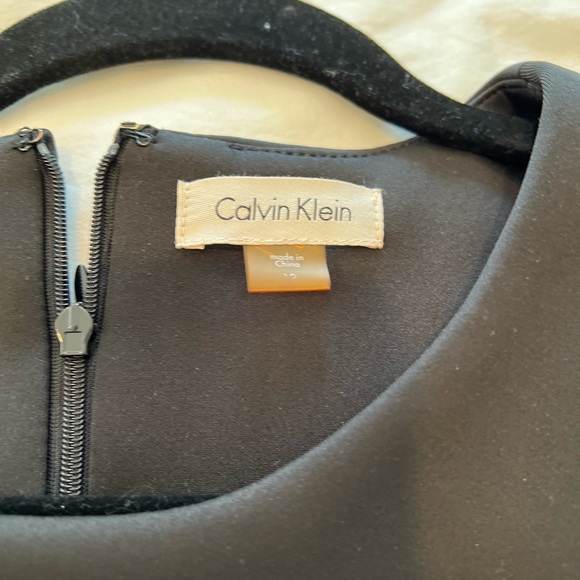 Calvin Klein Black Embellished Sheath Midi Dress - Picture 6 of 9